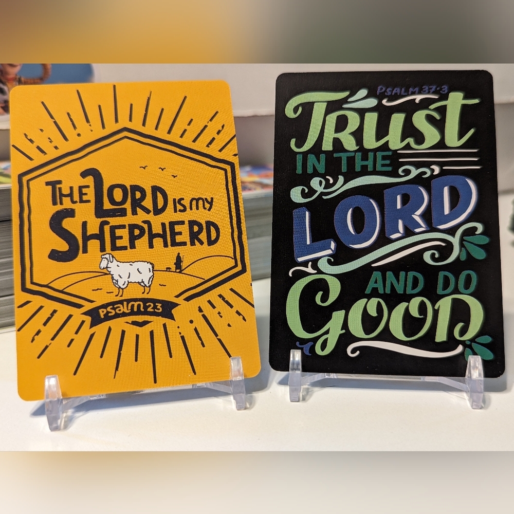 Six Inspirational Psalm and Prayer Cards ii